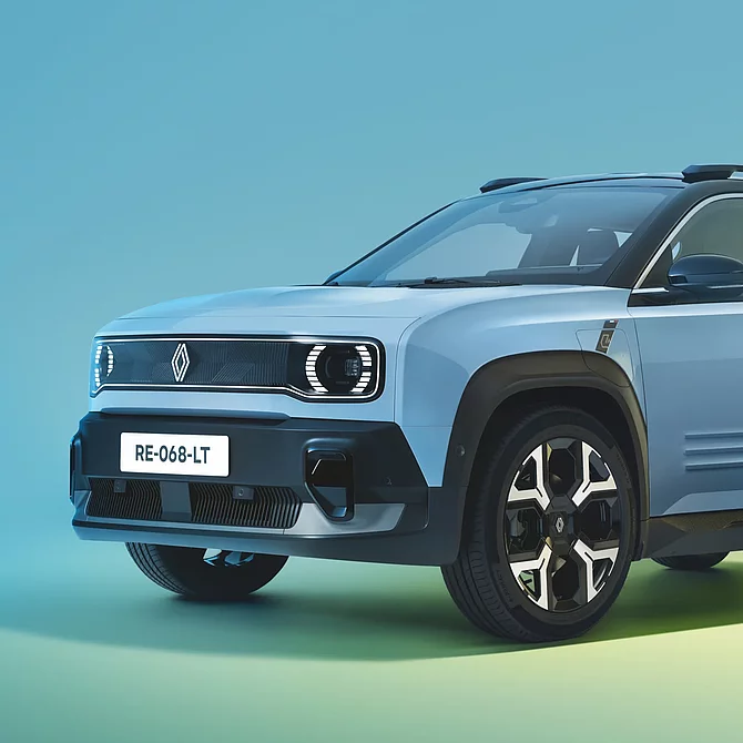 Renault 4 E-Tech blau