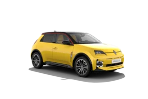 Renault 5 elektro in gelb